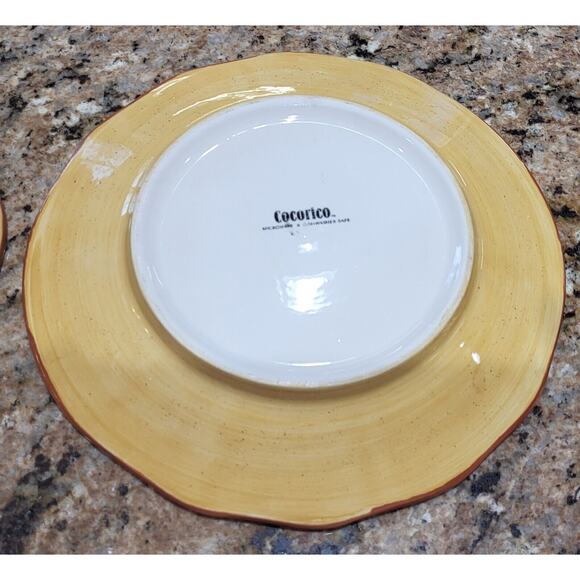 Cocorico Luncheon / Decorator Plates 8 3/4"" Rooster (Set Of 2) - Picture 12 of 16